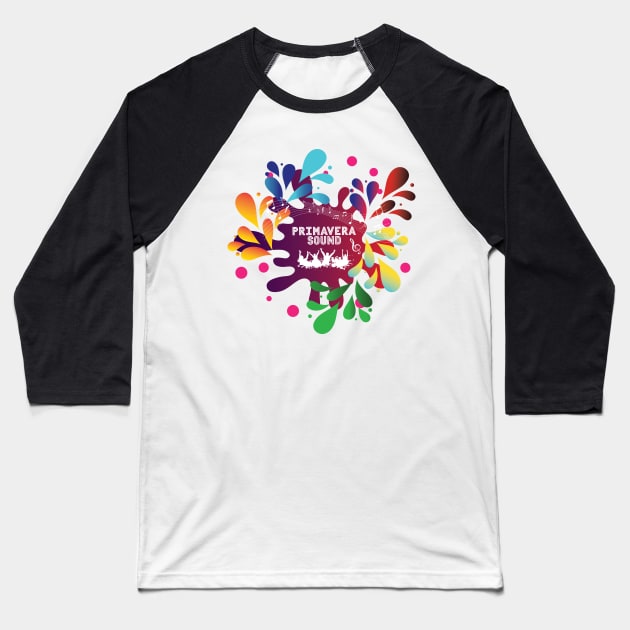 Primavera Sound Baseball T-Shirt by smkworld